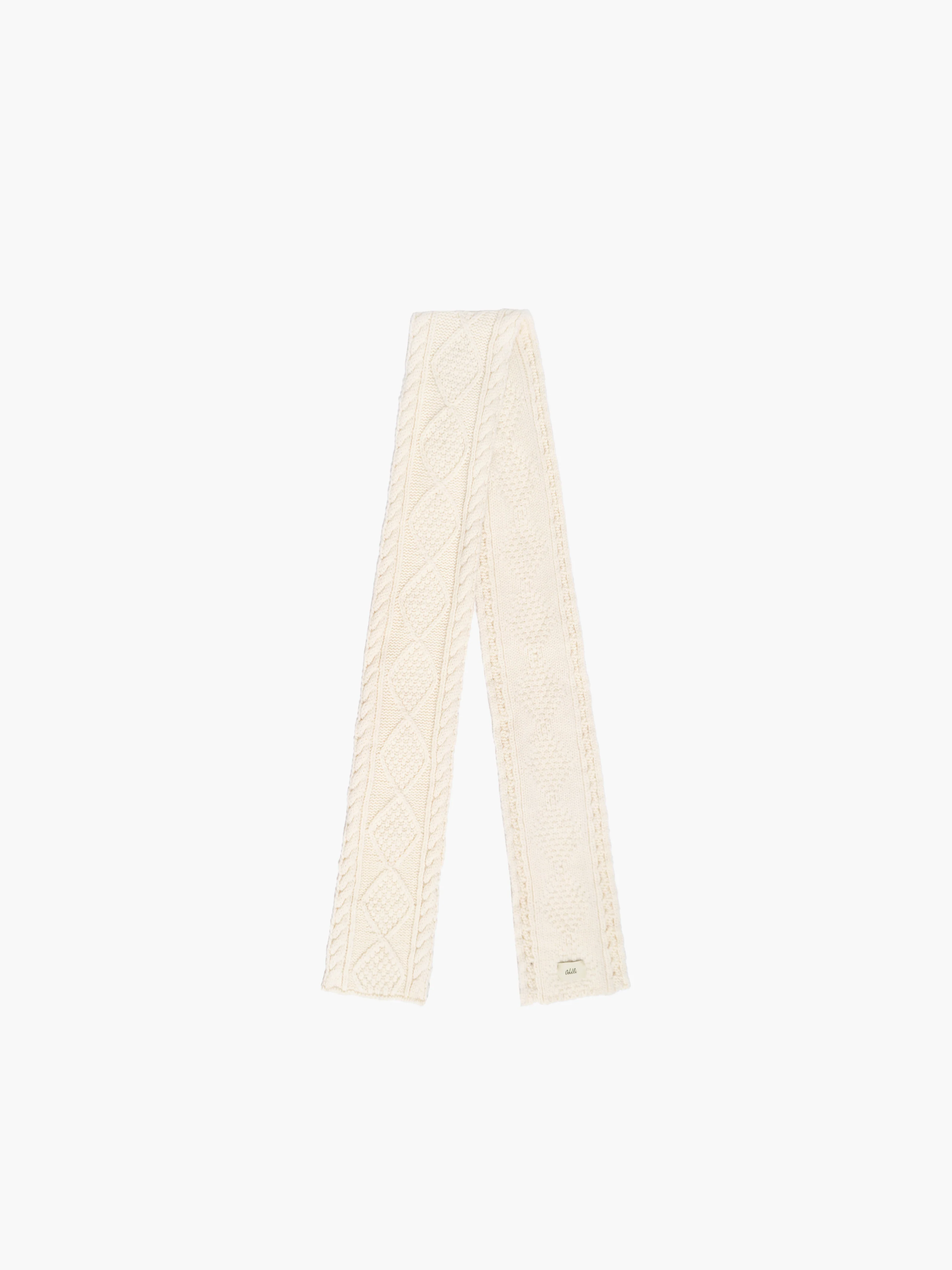 Cable Knit Skinny Scarf - Image 19